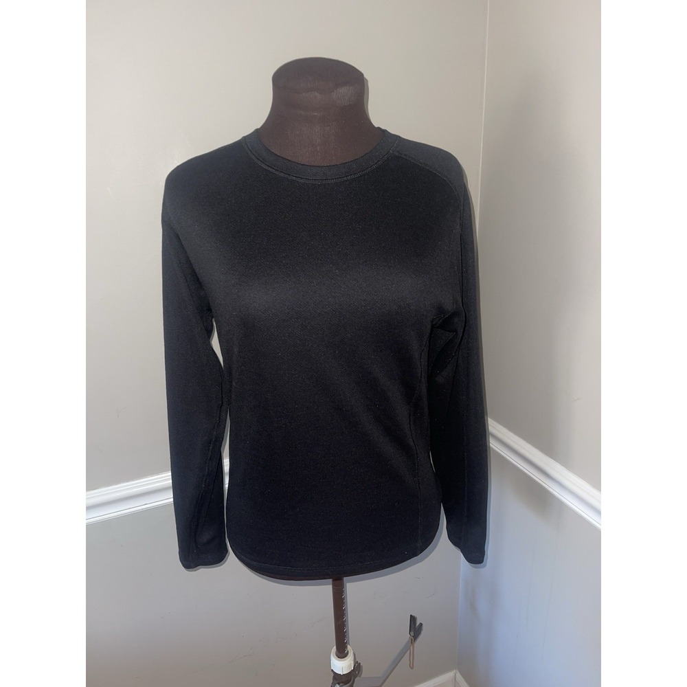 Marmot Base Layer‎ Womens Black Shirt Medium Hiking Skiing Outdoors
